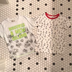 BUNDLE Zara & Crewcuts boys graphic tees tshirts